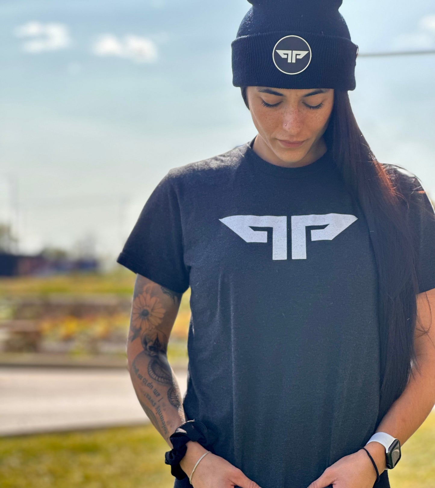 Black Logo Tee