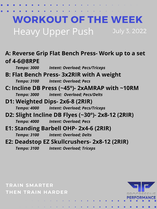 Heavy Upper Push