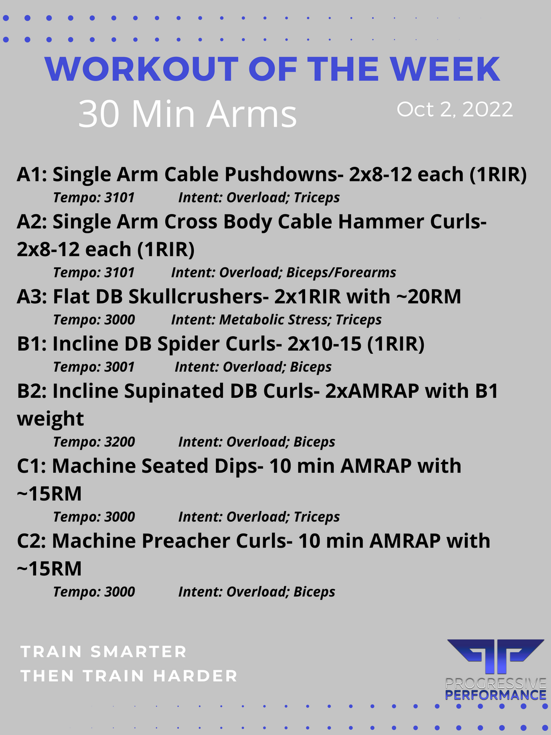 30 Min Arms