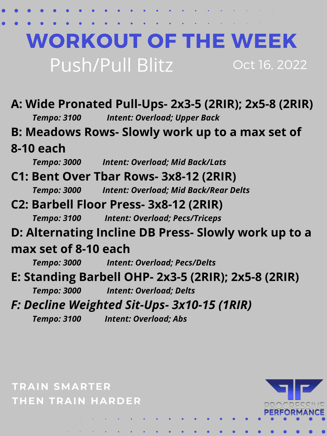 Push/Pull Blitz