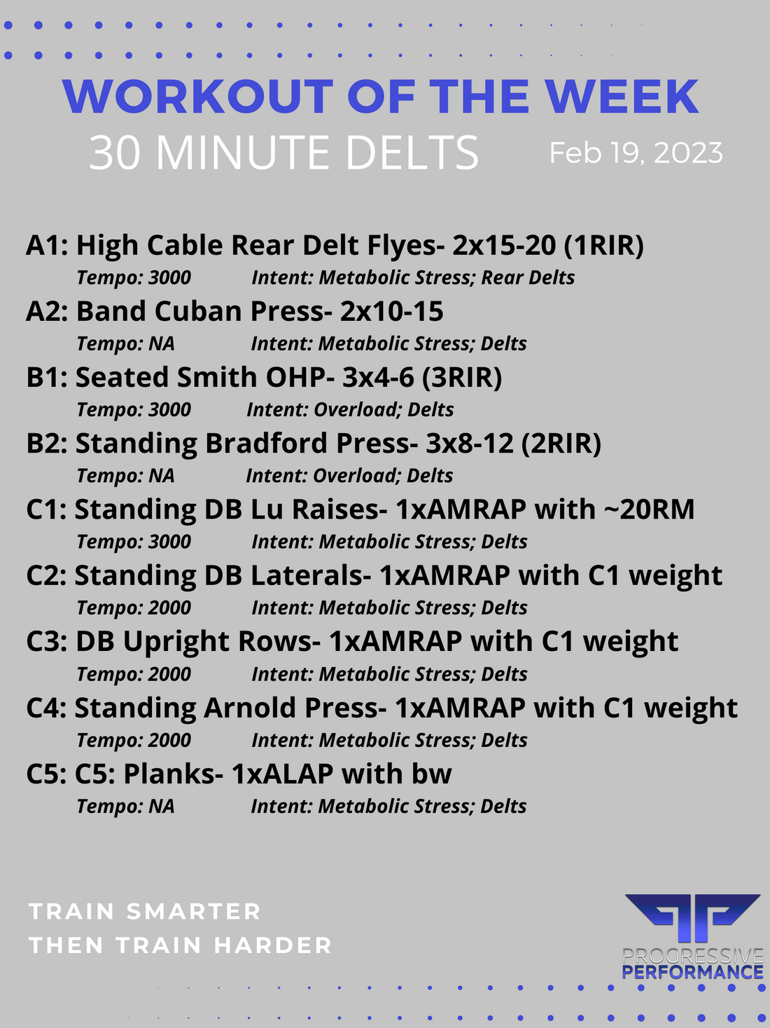 30 Minute Delts
