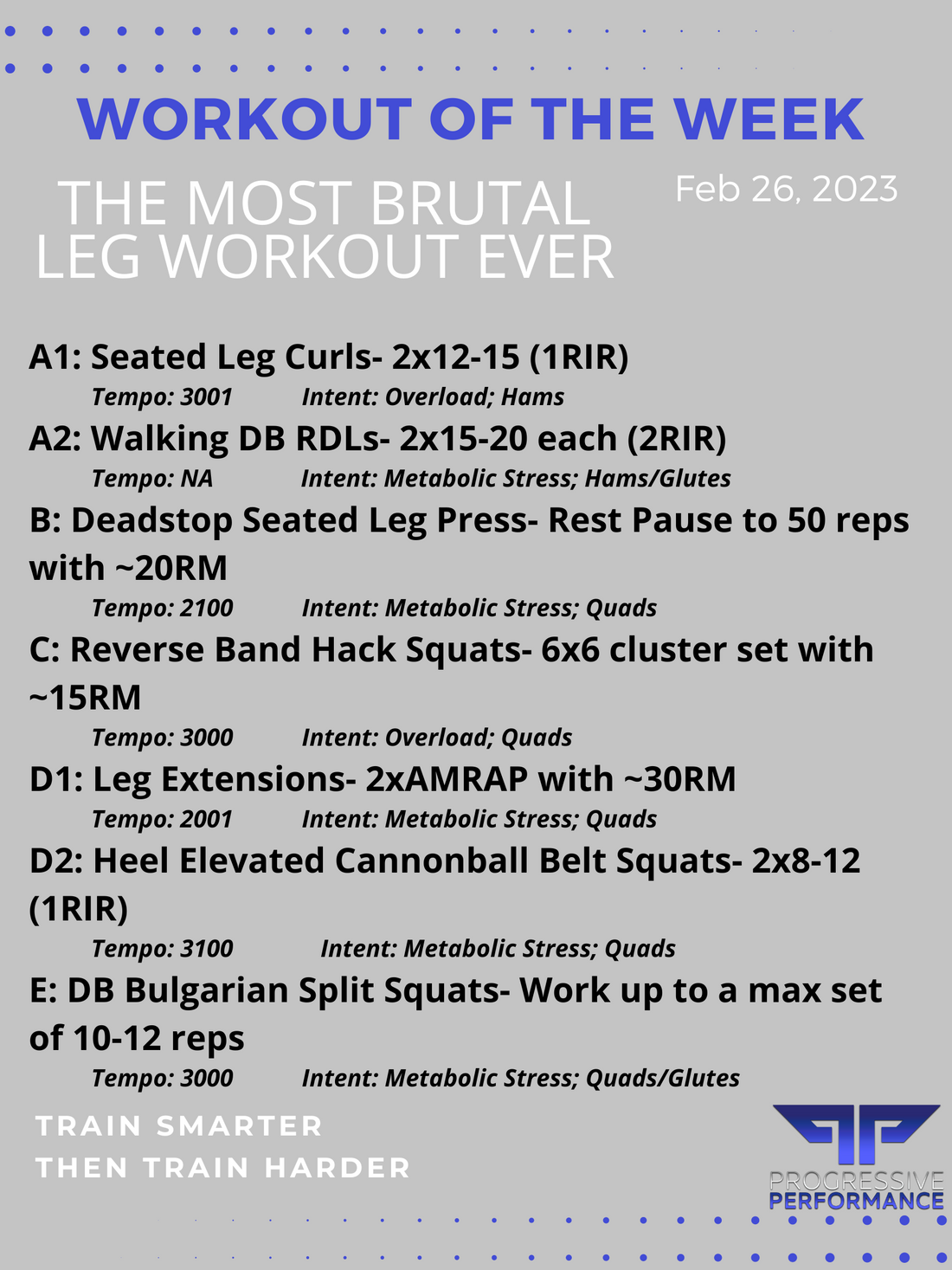 The Most Brutal Leg Workout EVER