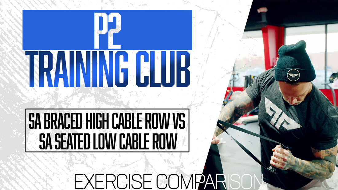 Single Arm Braced High Cable Rows vs Single Arm Seated Low Cable Rows