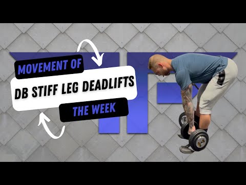 DB Stiff Leg Deadlifts